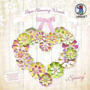 Ursus PAPER BLOOMING WREATH "SPRING"