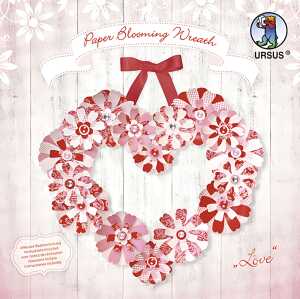 Ursus PAPER BLOOMING WREATH "LOVE"