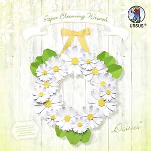 Ursus PAPER BLOOMING WREATH "DAISIES"