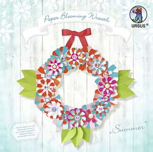 Ursus PAPER BLOOMING WREATH "SUMMER"