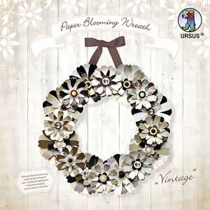 Ursus PAPER BLOOMING WREATH "VINTAGE"