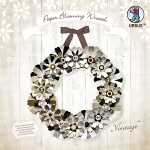 Ursus PAPER BLOOMING WREATH "VINTAGE"