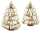 Ursus PAPER CHRISTMAS TREES "GLAMOUR"