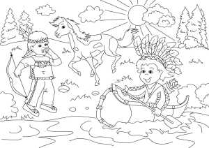 Ursus AUSMALPOSTER "JUNGEN" 16BL.DIN A3