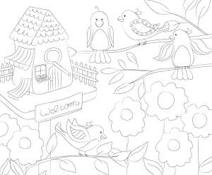 Ursus AUSMAL-TISCHSET "VÖGELCHEN" 5BL.33x40CM