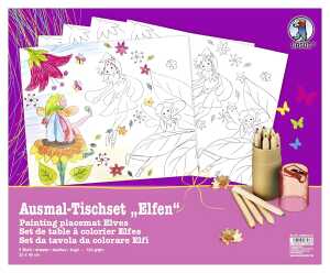 Ursus AUSMAL-TISCHSET "ELFEN" 5BL.33x40CM