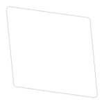 Ursus ZENTANGLE KACHELN BLANKO,"RAUTE",25ST.WEISS