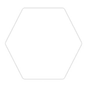 Ursus ZENTANGLE KACHELN BLANKO,"SECHSECK",25ST.WEIS