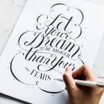 Ursus HANDLETTERING PAPER 200G.DIN A4 25BL.WEIß