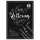 Ursus HANDLETTERING PAPER 210G.DIN A4 25BL.SCHWARZ