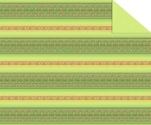 Ursus TONKARTON 220G.49,5x68CM,BORDÜREN GRÜN