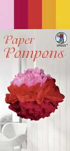 Ursus PAPER POMPONS,SET 1 4008525139836