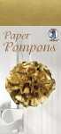Ursus PAPER POMPONS,SEIDENP.20G.50x70CM,5BG.GOLD