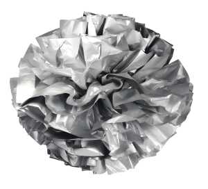 Ursus PAPER POMPONS,SEIDENP.20G.50x70CM,5BG.SILBER