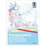 Ursus TRANSP.BLOCK 65G.DIN A4,25BL.WEISS