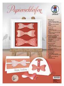 Ursus PAPIERSCHLEIFEN ROT 15 STK, 5 DESIGNS
