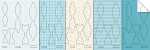 Ursus PAPIERSCHLEIFEN HELLBLAU 15 STK, 5 DESIGNS