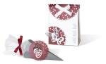 Ursus PAPER DOILIES STARLIGHT 200G 8ST.4GR.HERZEN D-ROT