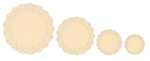 Ursus PAPER DOILIES STARLIGHT 200G 8ST.4GR.HERZBL.APRICO