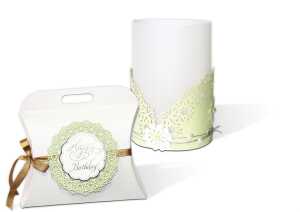 Ursus PAPER DOILIES STARLIGHT 200G 8ST.4GR.HERZBL.MINT
