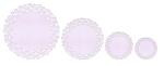 Ursus PAPER DOILIES STARLIGHT 200G 8ST.4GR.SCHMETTL.H-LI