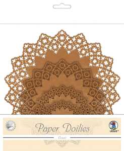 Ursus PAPER DOILIES STARLIGHT 200G 8ST.4GR.ORIENT KUPFER