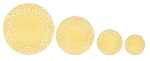 Ursus PAPER DOILIES STARLIGHT 200G 8ST.4GR.STERNE GOLD