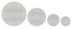 Ursus PAPER DOILIES STARLIGHT 200G 8ST.4GR.STERNE SILBER