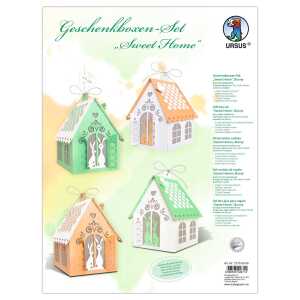 Ursus GESCHENKBOXEN & DEKO-SET "SWEET HOME" BUNNY
