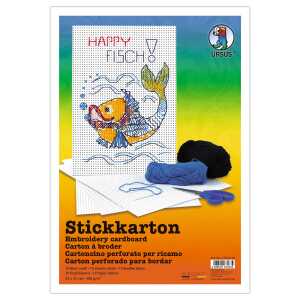 Ursus STICKKARTON 23x33CM,10BL.WEISS