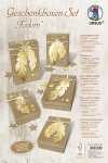Ursus GESCHENKBOXEN-SET "FEDERN" CREME/GOLD