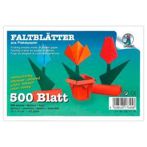 Ursus INTENS.FALTBL.10x15CM,500BL.10F.SORTIERT