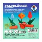 Ursus INTENS.FALTBL.10x10CM,500BL.10F.SORTIERT