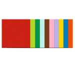 Ursus INTENS.FALTBL.18CM,RUND,500BL.10F.SORTIERT