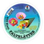 Ursus INTENS.FALTBL.15CM,RUND,500BL.10F.SORTIERT