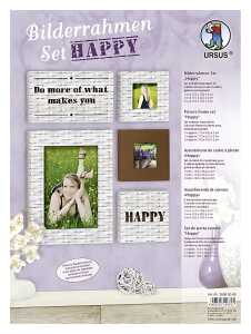 Ursus BILDERRAHMENSET "HAPPY" 6 BLATT