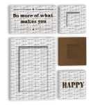 Ursus BILDERRAHMENSET "HAPPY" 6 BLATT
