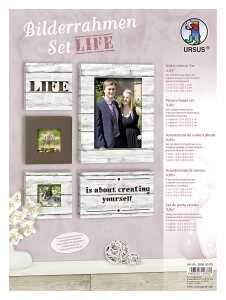 Ursus BILDERRAHMENSET "LIFE" 6 BLATT