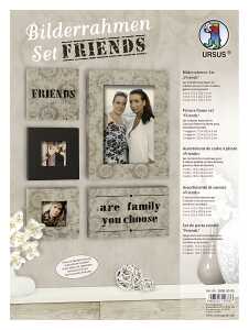 Ursus BILDERRAHMENSET "FRIENDS" 6 BLATT