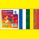 Ursus STROHSEIDE-FALTBL.9,5x9,5CM,100BL.10F.SORT.