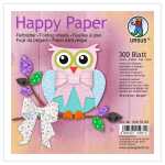 Ursus FALTBL."HAPPY PAPER"80G.15x15CM,8D.300B.