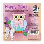 Ursus FALTBL."HAPPY PAPER"80G.10x10CM,8D.300B.