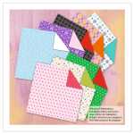 Ursus FALTBL."HAPPY PAPER"80G.10x10CM,8D.300B.