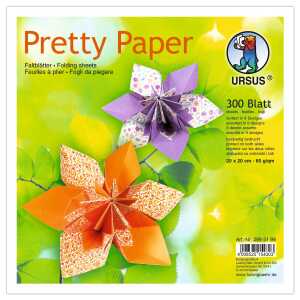 Ursus FALTBL."PRETTY PAPER"80G.20x20CM,9D.300B.