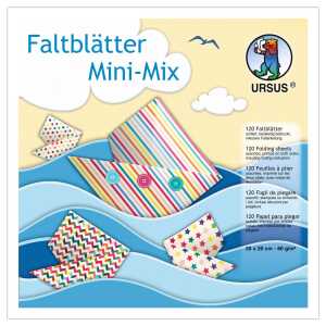 Ursus FALTBL."MINI-MIX"80G.20x20CM,10D.120BL.