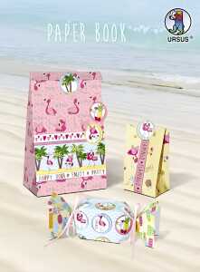 Ursus PAPER BOOK "FLAMINGO" 157G.22,5x30,4C