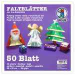 Ursus ALU-FALTBL.20x20CM,50BL.10F.SORTIERT