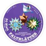 Ursus ALU-FALTBL.17,5CM,RUND,50BL.10F.SORTIERT