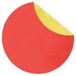 Ursus ALU-FALTBL.17,5CM,RUND,50BL.10F.SORTIERT