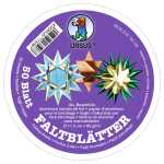 Ursus ALU-FALTBL.11,5CM,RUND,50BL.10F.SORTIERT